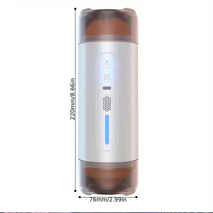 Automatic Heating Thrusting Male Masturbator with Licking