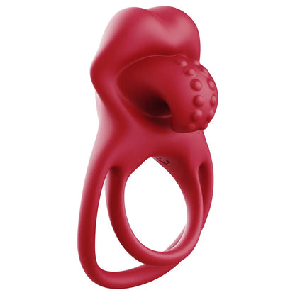 Vibrating Cock Ring with Clitoral Stimulator for Couples