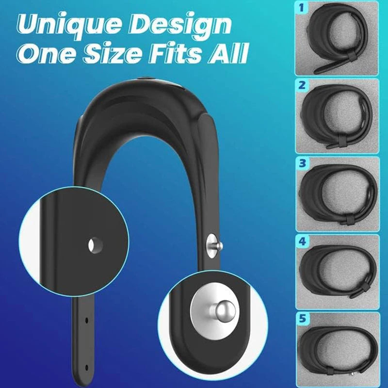 Adjustable Vibrating Cock Ring for Couples & Men