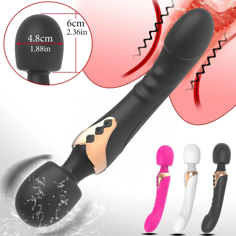 G-Spot Vibrator Dildo for Women, Clitoral Masturbator
