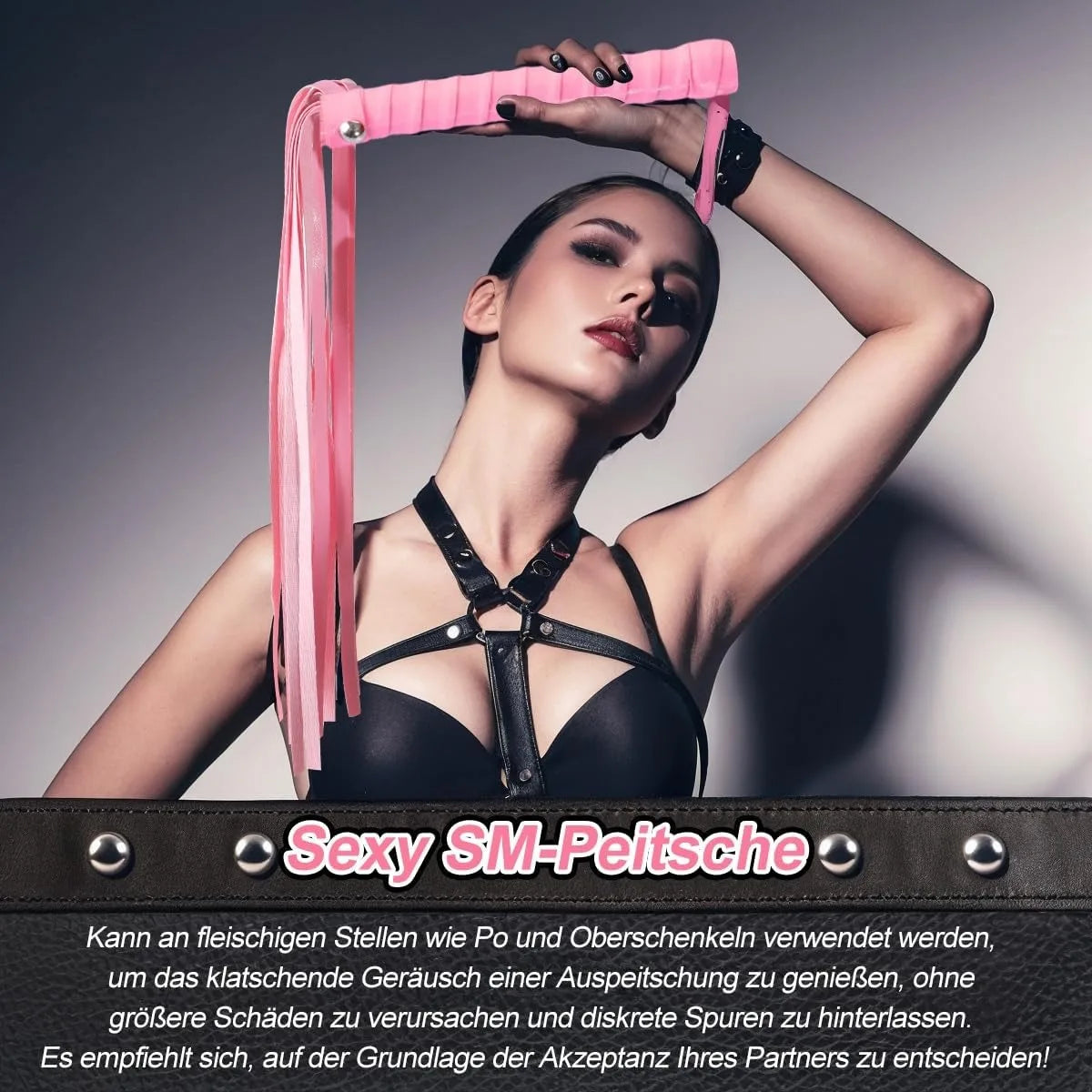 BDSM Whip Flogger with Tassels for Couples Role Play